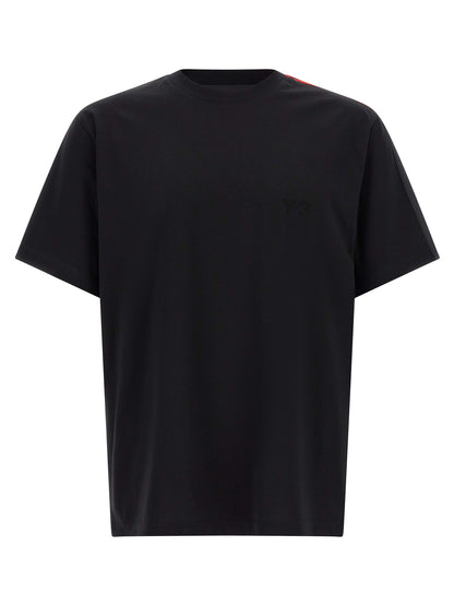 Y-3 Black Cotton T-Shirt