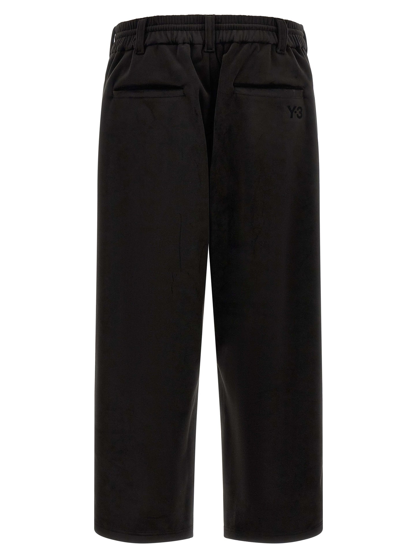 Y-3 Black Recycled Polyester Joggers (Workout Pants)