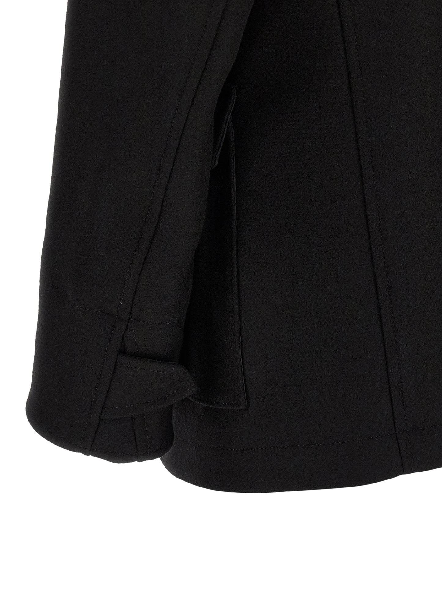 Dsquared² Black Wool Coat