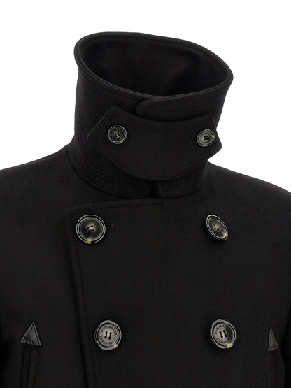 Dsquared² Black Wool Coat