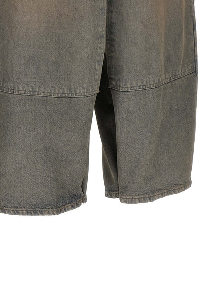 Haikure Blue Cotton Relaxed Fit Jeans
