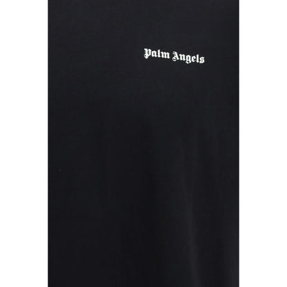 Palm Angels Black Cotton T-Shirt