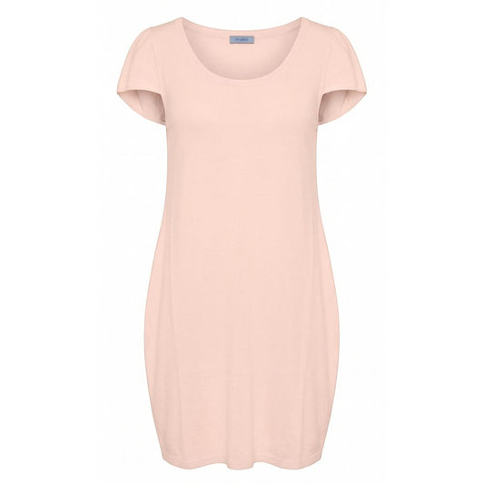 Malo Pink Cotton Women Dress