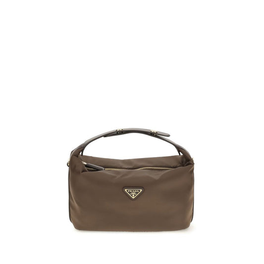 Prada Cherie Stretch Polyester & Viscose Mini Handbag - Brown