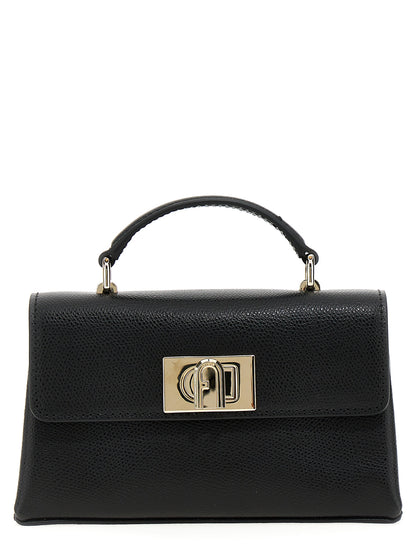 Furla Black Leather Crossbody Bag