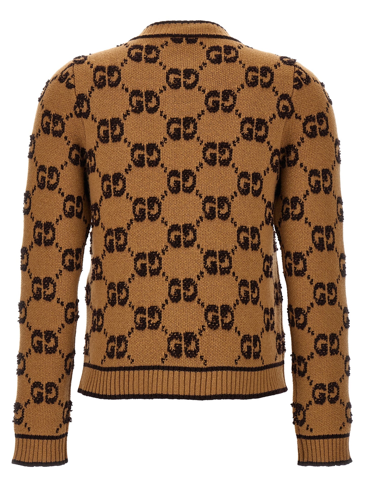 Gucci Beige Wool Cardigan