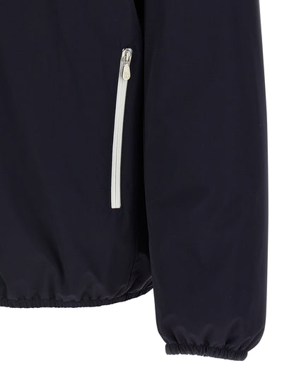 Brunello Cucinelli Blue Polyamide Shell Jacket