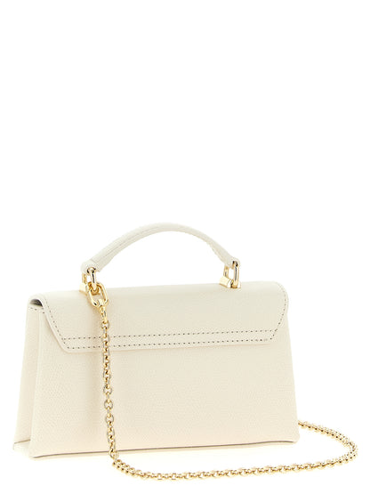 Furla White Leather Crossbody Bag