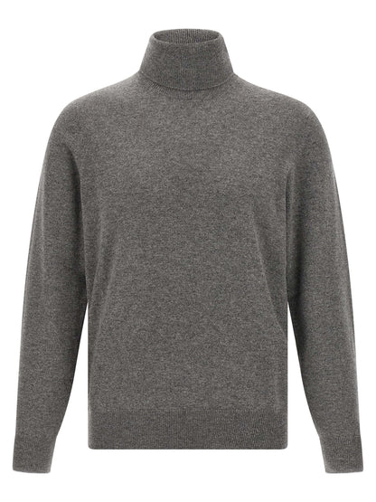 Brunello Cucinelli Gray Cashmere Cardigan