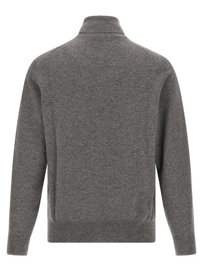 Brunello Cucinelli Gray Cashmere Cardigan