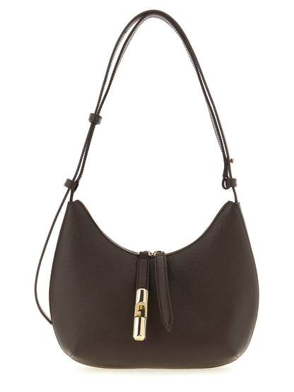 Furla Brown Calfskin Shoulder Bag