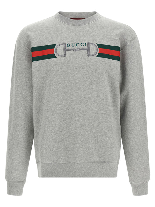 Gucci Gray Cotton Sweatshirt