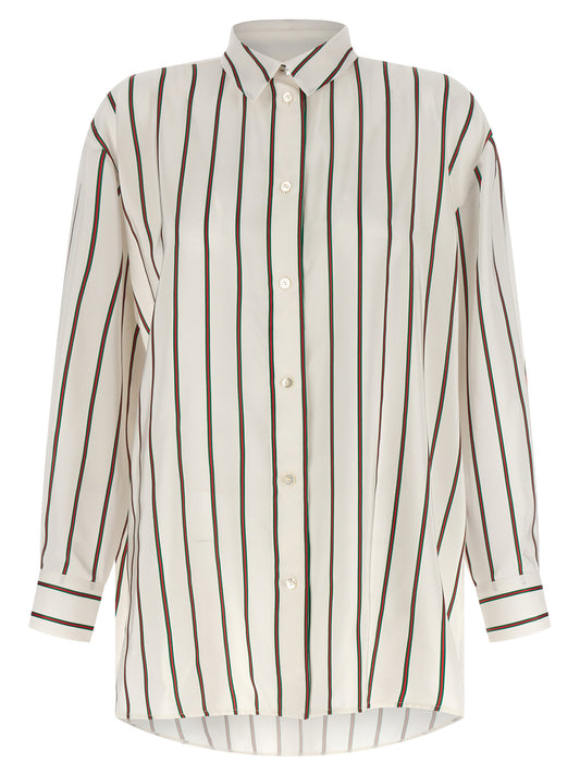 Gucci White Silk Blouse