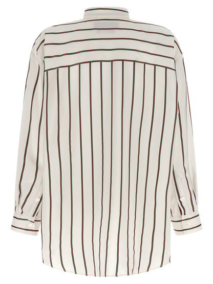 Gucci White Silk Blouse