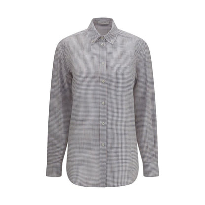The Row Multicolor Cotton Pattern Shirt