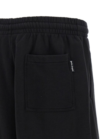Palm Angels Black Cotton Bermuda Shorts