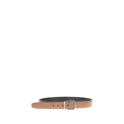 Ferragamo Brown Calf Leather Bos Taurus Regular Belt