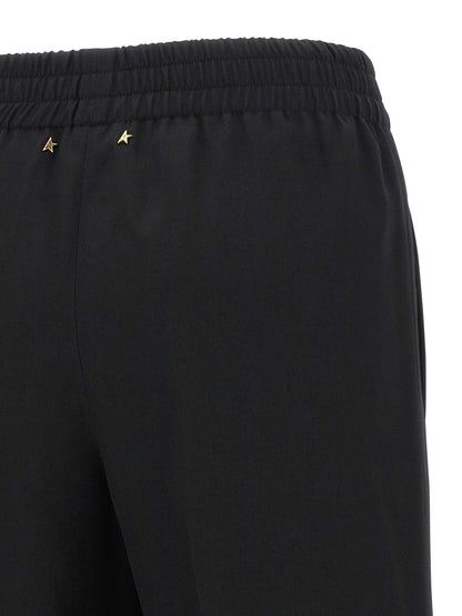 Golden Goose Black Virgin Wool Casual Pants
