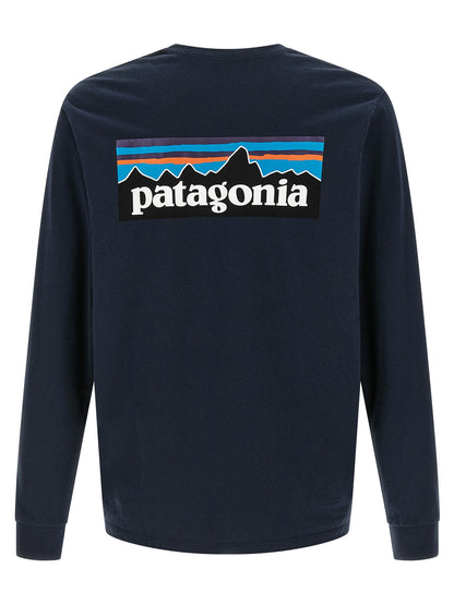 PATAGONIA Blue Cotton T-Shirt