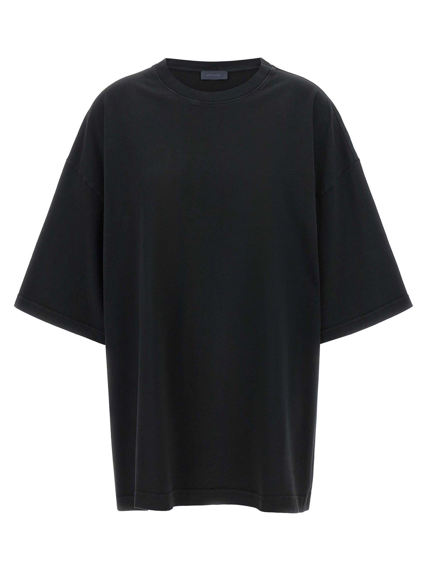 Haikure Black Cotton T-Shirt