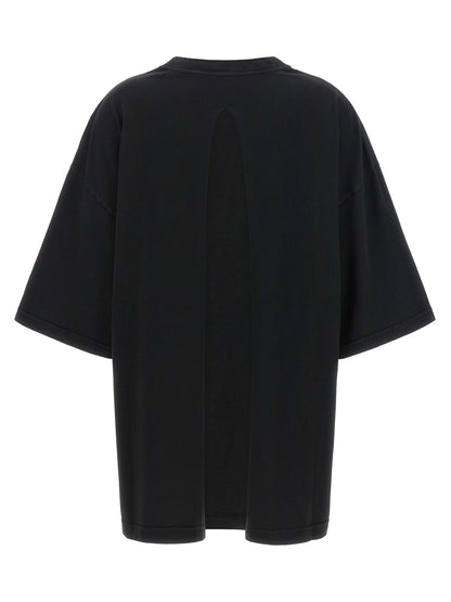 Haikure Black Cotton T-Shirt