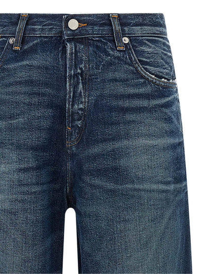 Haikure Blue Cotton Jeans Denim
