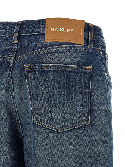 Haikure Blue Cotton Jeans Denim