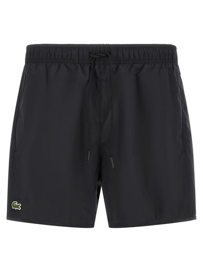 Lacoste Multicolor Polyester Shorts