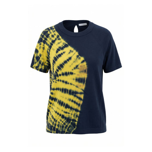 Malo Blue Cotton Women T-Shirt