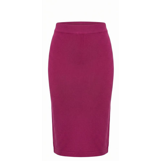 Malo Purple Cotton Women Skirt