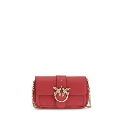 Shoulder Bag by PINKO for women in bos taurus calf leather multicolor, signature & monogram features a stately silhouette, showcasing a secure zipper, buckle & clasp, ample built-in-compartments & cardholder, and stately shoulder-strap & adjustable-strap for a stately finish.