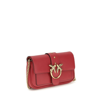 Shoulder Bag by PINKO for women in bos taurus calf leather multicolor, signature & monogram presents a statuesque silhouette, showcasing a secure zipper, buckle & clasp and statuesque built-in-compartments & cardholder with versatile shoulder-strap & adjustable-strap for a sophisticated look.