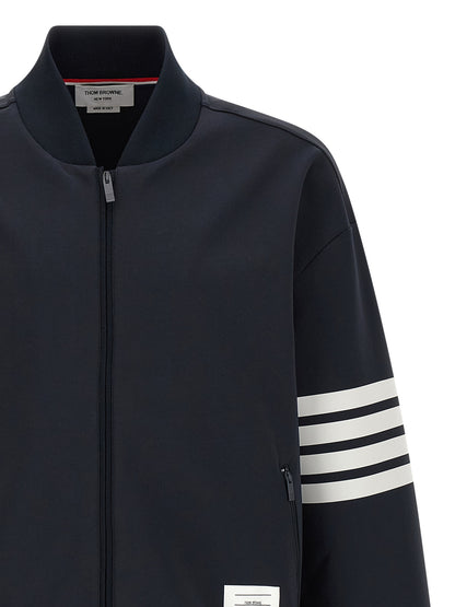 Thom Browne Blue Viscose Bomber