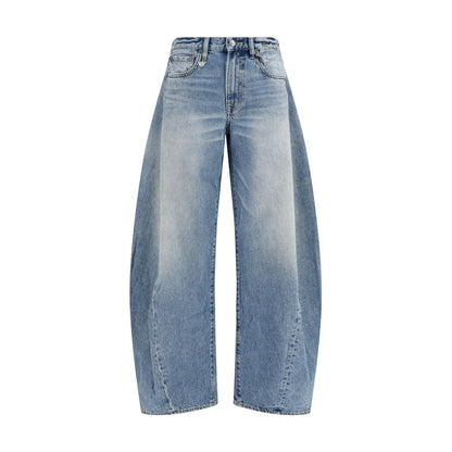R13 Blue Cotton Jeans Denim