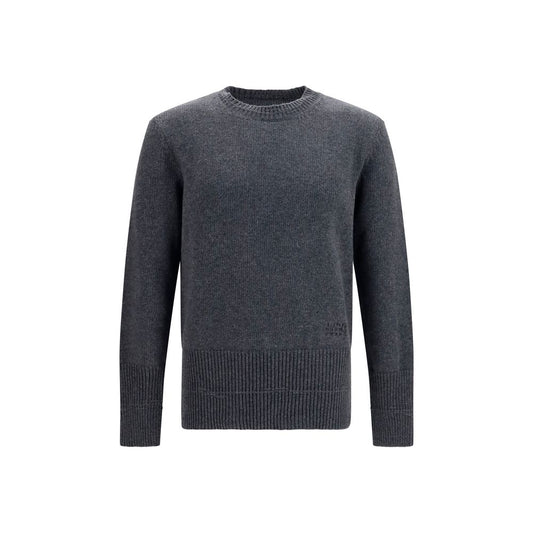 MM6 Gray Wool Oves Aries Sweatshirt