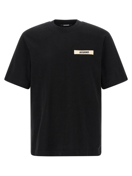 Jacquemus Black Cotton T-Shirt