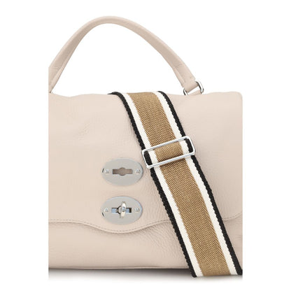 Handbag by Zanellato for women in bos taurus calf leather beige & multicolor features a exquisite silhouette, showcasing a secure zipper and exquisite with versatile handle & adjustable-strap for a exquisite finish.