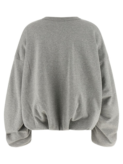 Dries Van Noten Gray Cotton Sweatshirt