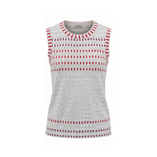 Malo Grey Silk Women Sweater