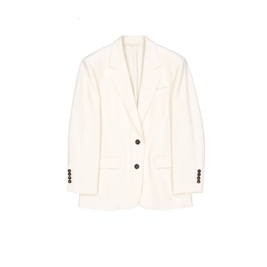 Brunello Cucinelli White Viscose Blazer