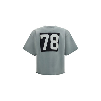 Golden Goose Men's Relaxed Fit Oversized Crew Neck Cotton Sweatshirt - Bicolour Print