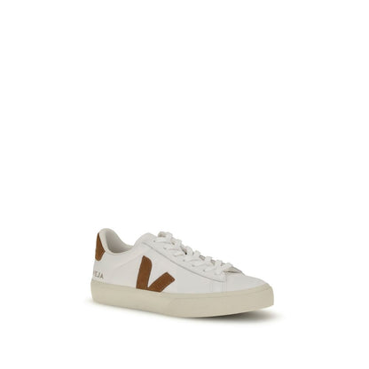 Veja White Calf Leather Bos Taurus Low Top Sneakers