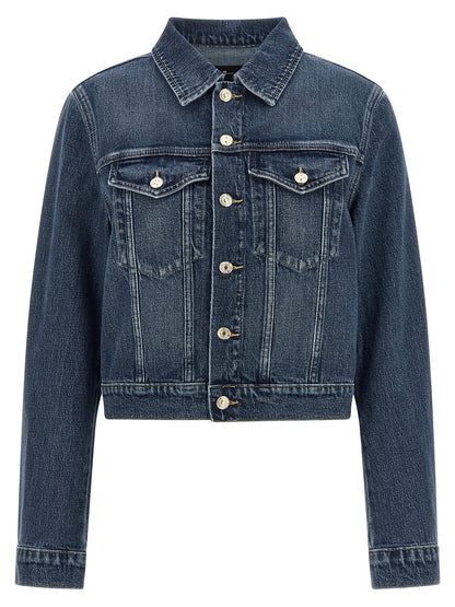 7 For All Mankind Blue Cotton Denim Jacket