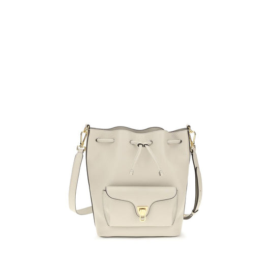 Bucket Handbag by Coccinelle for women in bos taurus calf leather green features a resort-ready silhouette with a secure , ample , and versatile for a resort-ready finish.