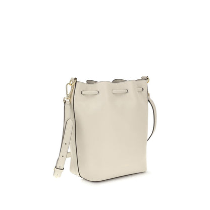 Coccinelle Green Calf Leather Bos Taurus Backet Bag
