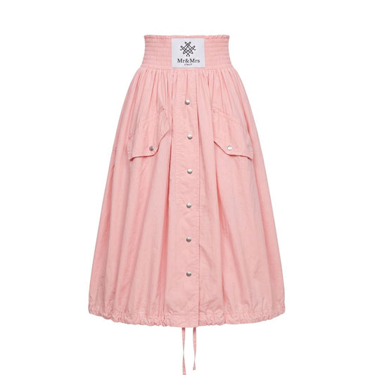 Mr&Mrs Italy Pink Polyester Women Skirt