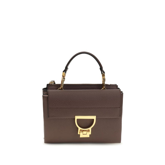 Flap Handbag by Coccinelle for women in bos taurus calfskin leather brown, gold & monogram features a exquisite silhouette, showcasing a secure flap & zipper and exquisite with versatile shoulder-strap, handle & adjustable-strap for a exquisite finish.