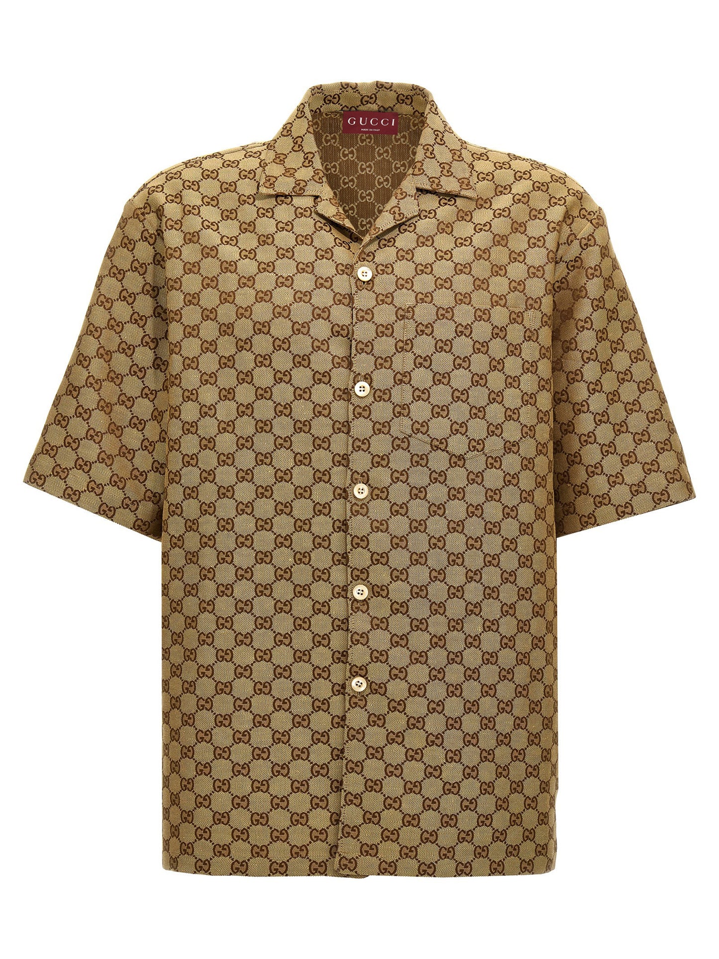 Gucci Beige Linen Blouse