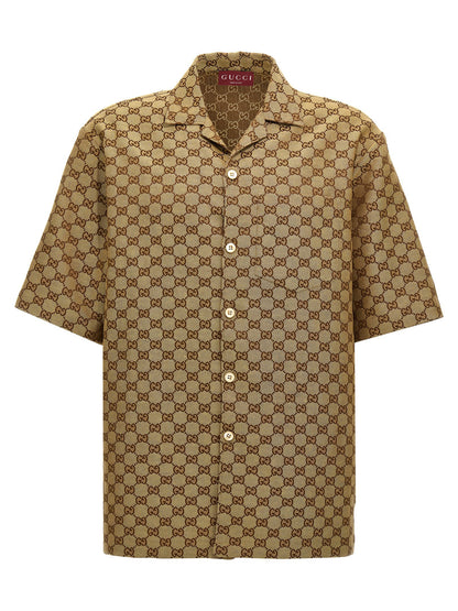 Gucci Beige Linen Blouse