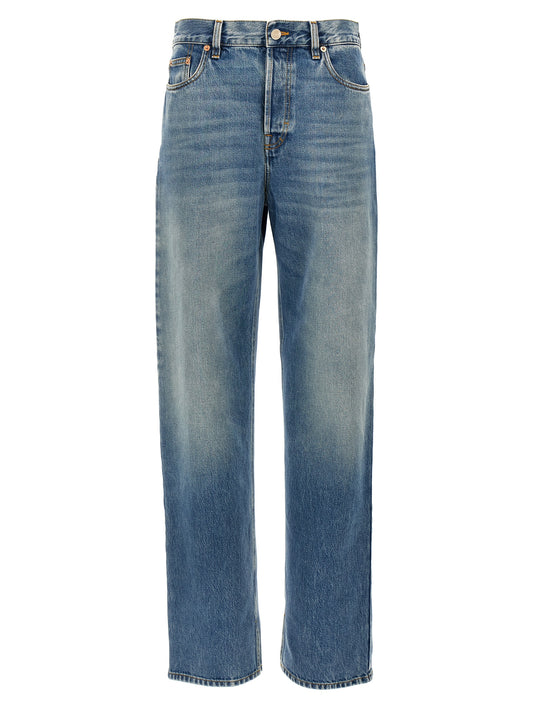 Gucci Blue Cotton Boyfriend Jeans